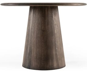 Tölgyfa kerek tárolóasztal ø 55 cm Mushroom – Gazzda