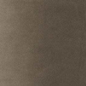 Bársony lámpabúra taupe 35/35/20 arany belsővel