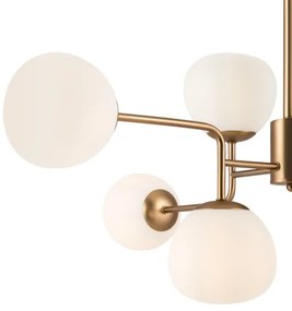 Maytoni MOD221-PL-08-G - Csillár rúdon ERICH 8xE14/40W/230V réz