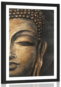Poszter paszportuval Buddha arc