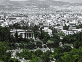 Poszter 40x30cm Kilátás Héphaisztosz templomára, Assaf Frank