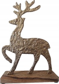 Rénszarvas Figura Arany Karácsonyi Dekoráció Glamour