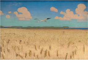 Fotótapéta Flizelin Tapéta Hálószobába és Nappaliba Búzamező 104x70