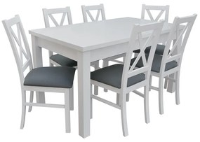Étkező szett 6 fő részére Fern (wenge) (öko-bőr Soft 011). 1058674