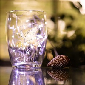 50 LED karácsonyi fényfűzér, hideg fehér