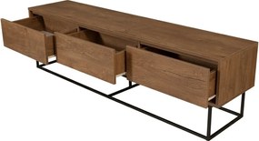 Milo Walnut and Black II TV-asztal, L