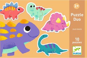 Párosító puzzle - Dinócskák - Duo Dinos
