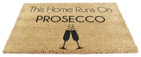 Kókuszrost lábtörlő 40x60 cm This Home Runs On Prosecco – Artsy Doormats