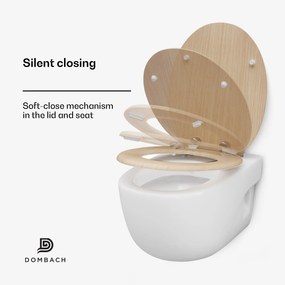 Blumfeldt Siena, WC-ülőke, O-alakú, puha záródással, antibakteriális