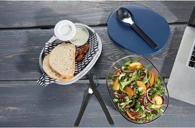 Ellipse 3 db-os utazó evőeszköz készlet kék tartóval - Mepal