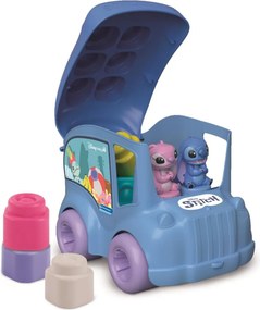 Disney Lilo és Stitch, A csillagkutya Clemmy szenzoros formaválogató busz Clementoni