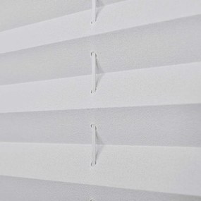 Plisse Roló 80 x 125 cm Fehér Redős Roló