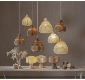 Világosbarna lámpabúra ø 38 cm Honeycomb – Star Trading