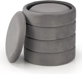 Pacho puff szett szürke