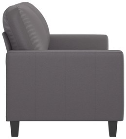 vidaXL 2 személyes szürke műbőr kanapé 120 cm