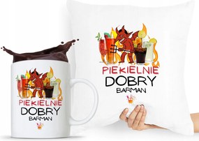 Párna Bögre Szett Ajándék Csaposnak fényképes nyomtatással