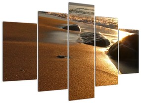 Kép - homokos, tengerpart (150x105cm)