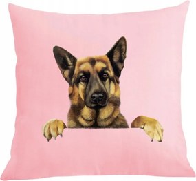 Párna párnahuzat nyomott mintás Német juhászkutya