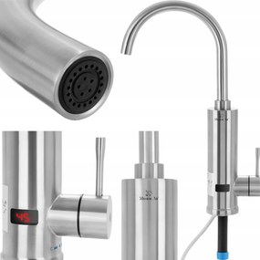 Átfolyós elektromos vízmelegítő csaptelep Mission Air Twist 3,3kW LCD