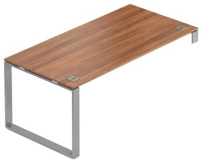 Creator asztal 180 x 90 cm, szürke alap, 1 láb, dió