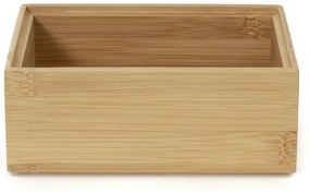 Szervező Compactor Bamboo Box, 15 x 7,5 x 6,5 cm, natúr fa