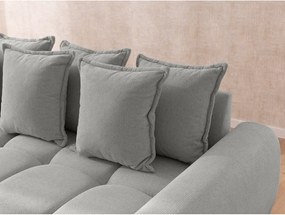 Világosszürke sarokkanapé (jobb oldali-heverő résszel) Albane – Ropez