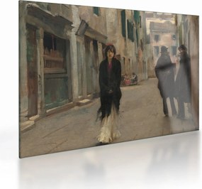 Üveg kép - John Singer Sargent, Street in Venice, reprodukciók (70x50 cm)