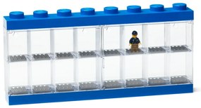 Kék, kisméretű tárolószekrény 16 db minifigurához - LEGO®