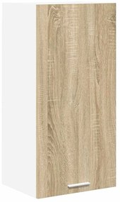 Függő szekrény Riga Sonoma tölgy és fehér 40 x 31 x 80 cm
