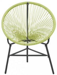 zöld polyrattan kerti Acapulco szék