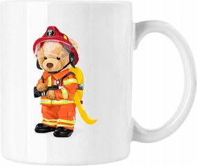 Ralph Tűzoltó mackó bögre fehér 330ml