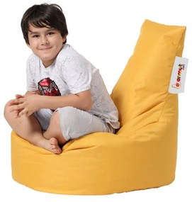 Sárga gyerek babzsákfotel Baton – Floriane Garden