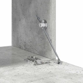 10 részes betonszürke szerelt fa TV-szekrényszett