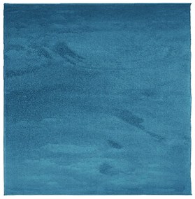 OVIEDO türkiz rövid szálú szőnyeg 120 x 120 cm