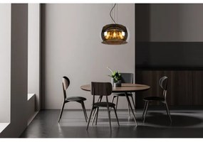 Lucide 45401/40/65 - Csillár zsinóron OLIVIA 3xE27/40W/230V átm. 40 cm fekete