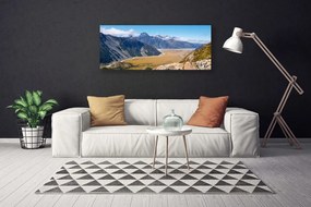 Vászonkép Mountain Valley Landscape 140x70 cm