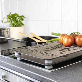 Edzett üveg tűzhely fedőlap szett 2 db-os 30x52 cm Bistrot – Wenko