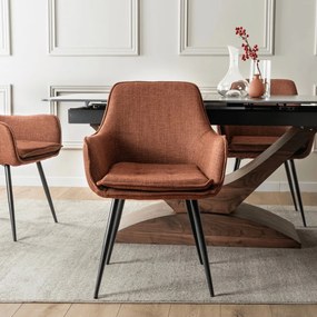 Szék vörösesbarna színben – EDRICK