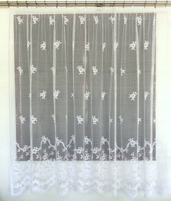 Mg Függöny 663/101 Fehér 300X180 szalaggal Lengyel