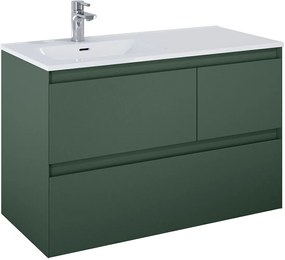 Elita Split szekrény 100x45.8x63.5 cm Függesztett, mosdó alatti zöld 169006