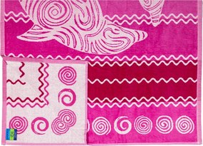 PANTELLERIA Strandtörölköző pink 165x90cm