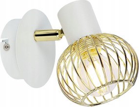 Fali lámpa Candellux fehér, sárga E14 40 W