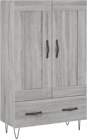 vidaXL szürke sonoma szerelt fa magasszekrény 69,5 x 31 x 115 cm
