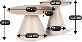 Kerámia asztalszett TENOR fekete márvány/fekete