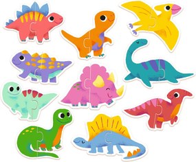 Párosító puzzle - Dinócskák - Duo Dinos