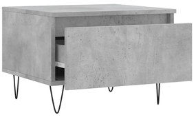 2 db betonszürke szerelt fa dohányzóasztal 50 x 46 x 35 cm