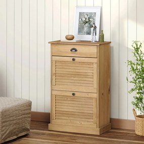 VIGO tömör fenyőfa cipőszekrény 60x35x96 cm
