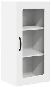 Fali konyhaszekrény 2 pcs Fehér 40 x 31 x 80 cm Faanyag