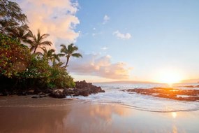 Művészeti fotózás sunset hawaii beach, M Swiet Productions, (40 x 26.7 cm)