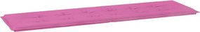 vidaXL Pad párna Egyszínű Rózsaszín 150 x 50 x 3 cm Oxford Szövet